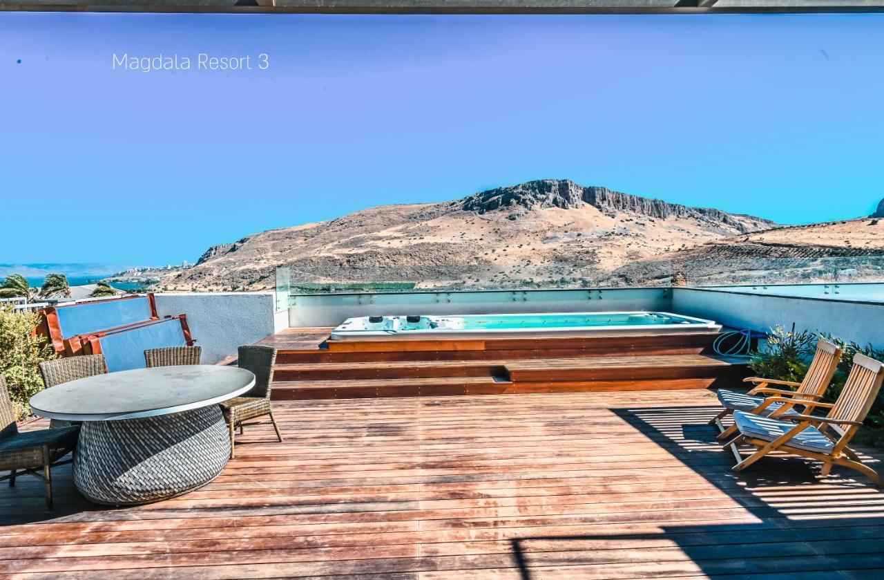 Yalarent Magdala Resort- Luxury Suites With Pool Or Jacuzzi With Sea View Migdal Exterior foto
